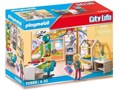 PLAYMOBIL PLAYMOBIL City Life: Habitación para Adolescentes (Edad Mínima: 4)