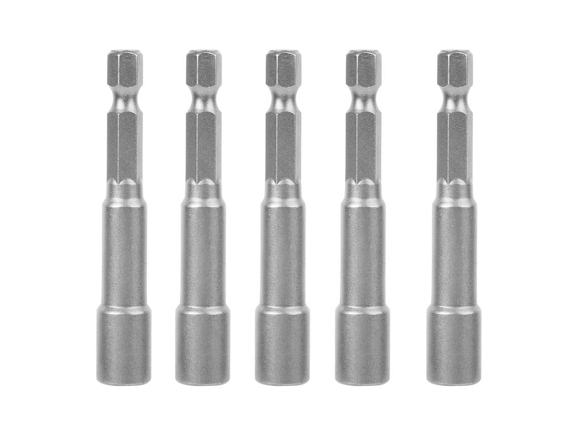 Adaptador Magnético Para Taladro De 5 Piezas, Llave Hexagonal De Acero, Herramienta Para Destornillador Eléctrico De 6 Mm