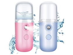 2 Mini Pulverizadores Faciales De 30 Ml, Humidificadores Portátiles Usb Para El Rostro.