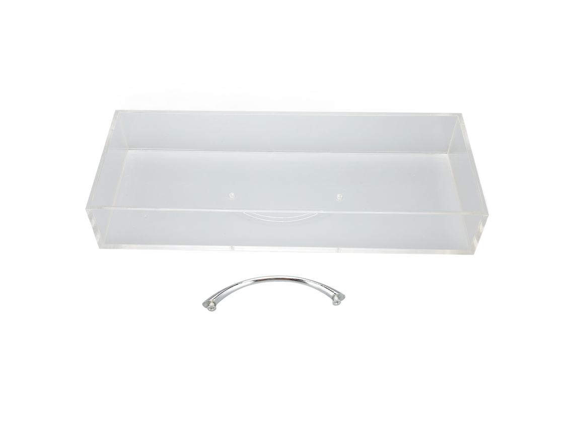 Estuche Transparente A Prueba De Polvo Con Asa Para Guardar Piezas De Reloj.