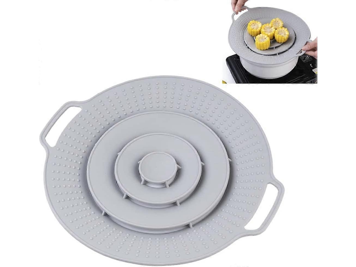 Tapa De Silicona Anti-desbordamiento Para Ollas Y Sarténes, Tapa Instantánea Libre De Bpa, Resistente Al Calor Y Lavavajillas
