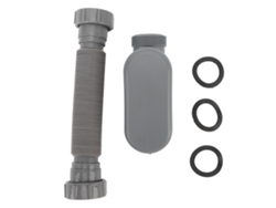 Tubo de desagüe de bañera (flexible, resistente a los olores)