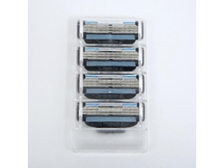 Rebe-recambios De Cuchillas Para Afeitadora Mach 3, 8 Piezas, Cuchillas Profesionales Para Barbabrochas Y Vello Facial, Diseño Sensible A Curvas