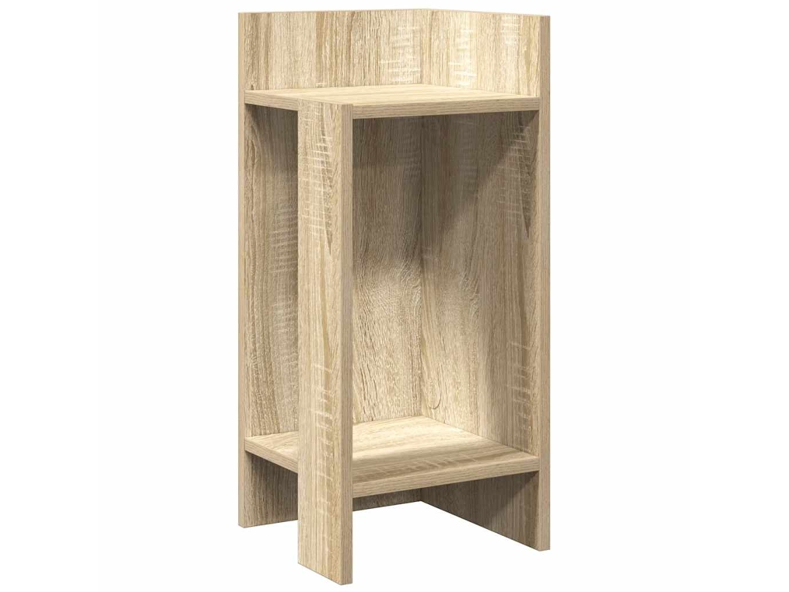 Mesa auxiliar con estante Roble Sonoma MAISON EXCLUSIVE (110x50x103 cm)