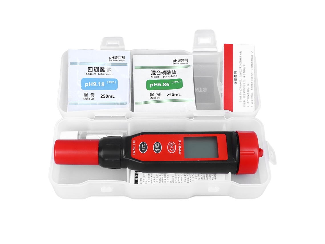 Lápiz Medidor De Ph De Alta Precisión, Sonda Impermeable, Pantalla Lcd Retroiluminada, Portátil.