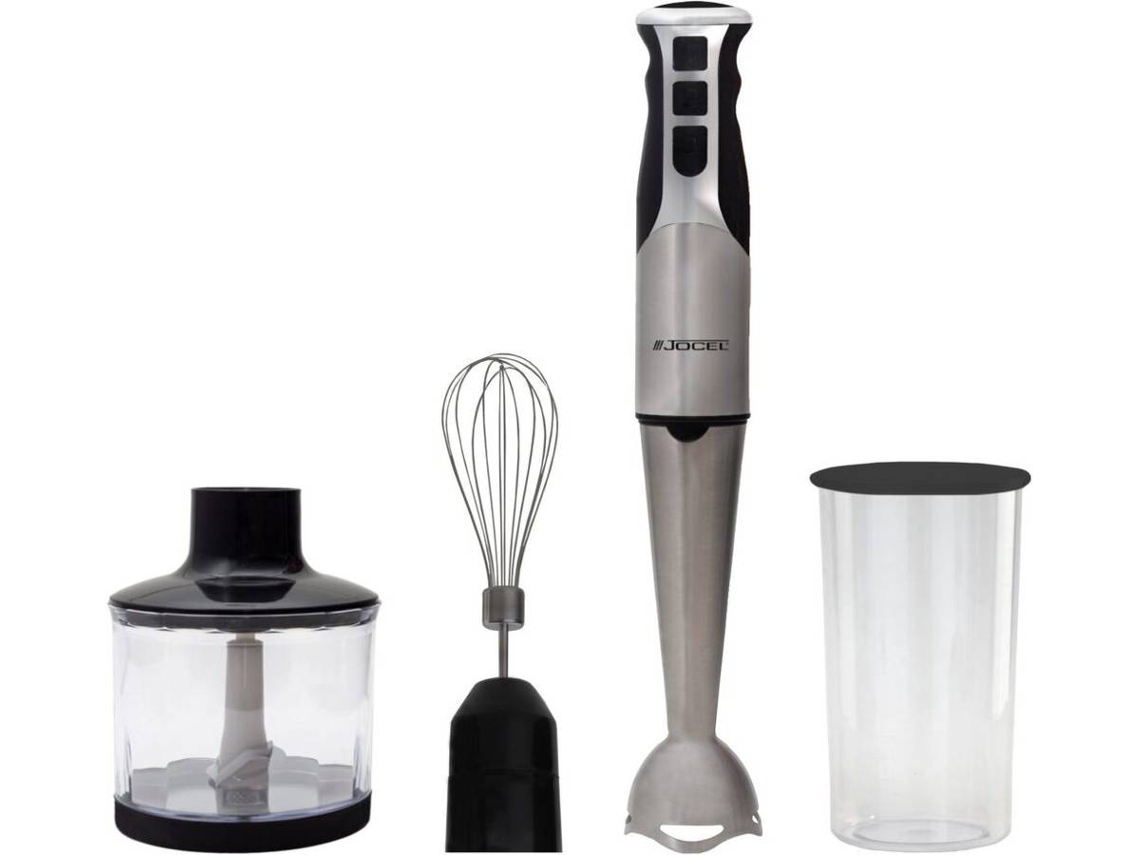 Batidora de Mano + Accesorios JOCEL JV004833 (800 W - Plata)