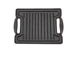 Placa de barbacoa rectangular de hierro fundido para un calentamiento uniforme