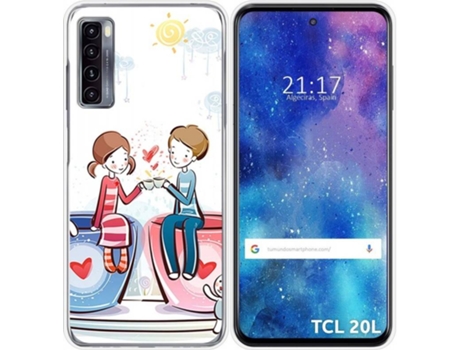 Carcasa TCL 20L / 20L+ TUMUNDOSMARTPHONE Café Multicolor
