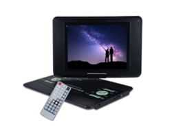 Reproductor Portátil Evd Dvd De 13.1 Pulgadas Con Pantalla Hd Giratoria 270°, Cargador De Coche Y Batería Recargable