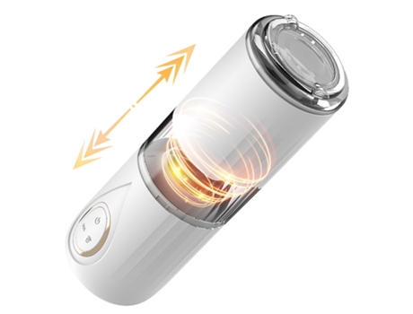 Masturbador masculino de empuje completamente automático con 10 modos (blanco) YIZHOOD
