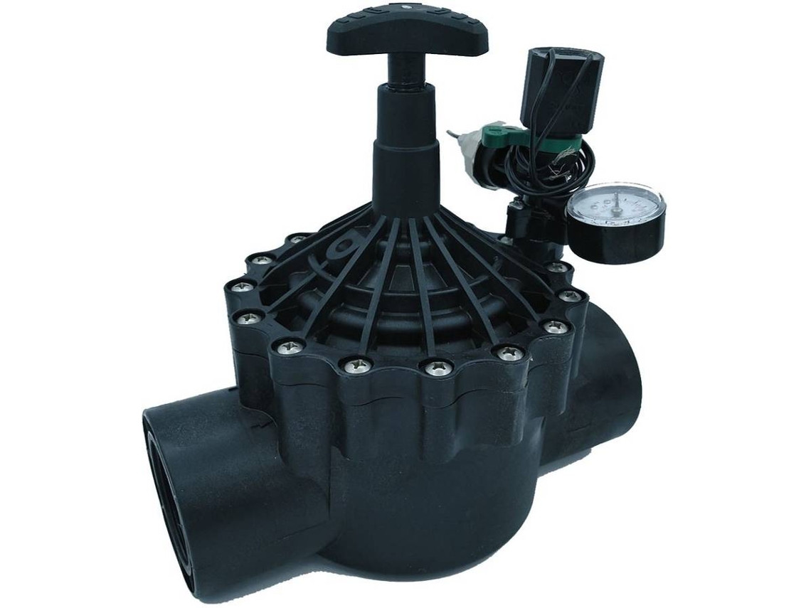 Válvula Solenoide RAIN Rn 180 24V 2" con Regulador de Presión