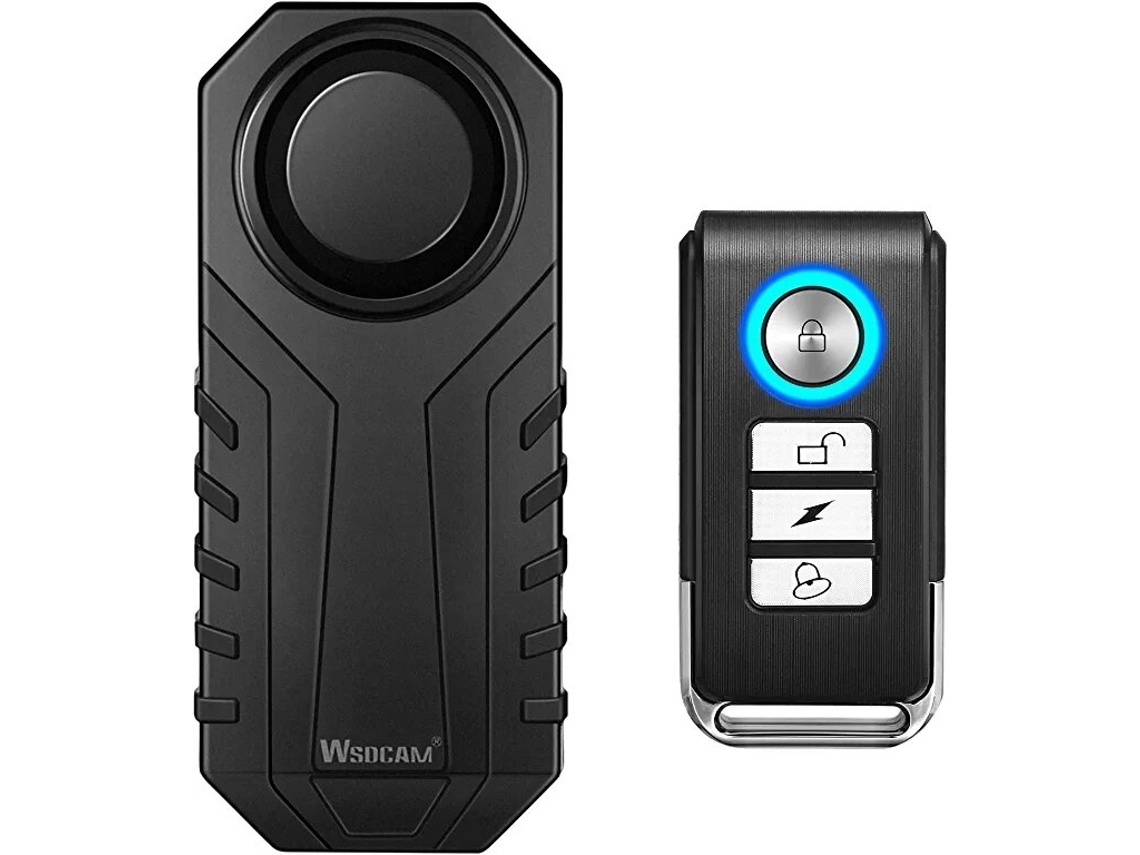 Alarme De Moto Wsdcam 113db Sem Fio Com Sensor De Vibração E Movimento À Prova D'água E Com Controle Remoto