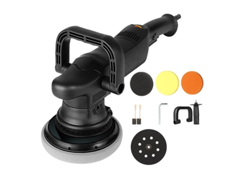 Máquina pulidora de coche de velocidad máxima 1250W 220 V 3800r/min Máquina pulidora de choque de 15 mm Pulidora de doble acción ajustable continua...