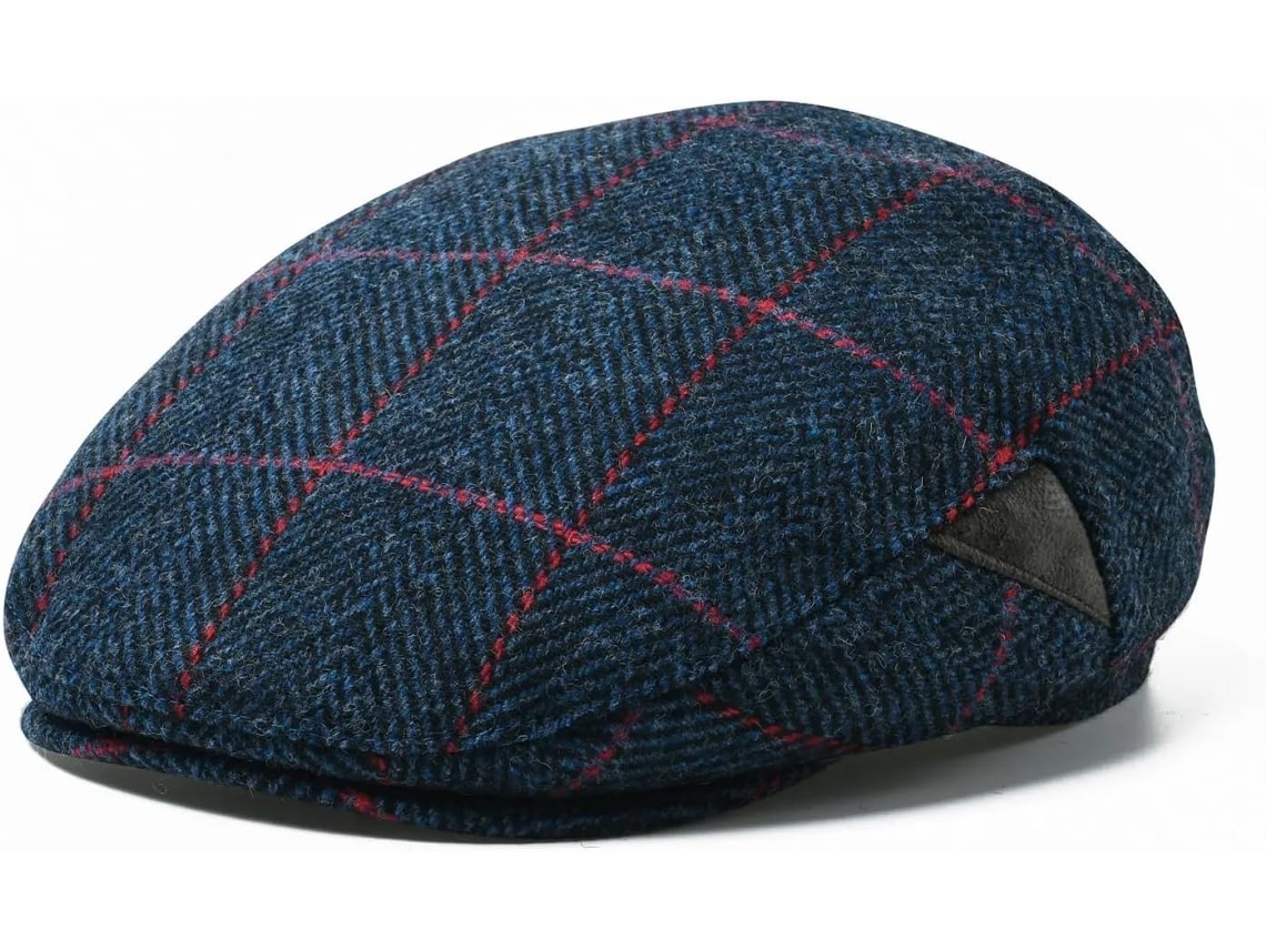 Gorra Plana Irlandesa Para Hombre En Tweed De Lana, Estilo Gatsby Newsboy, Informal, Con Estampado De Espiga, Estilo Ivy.