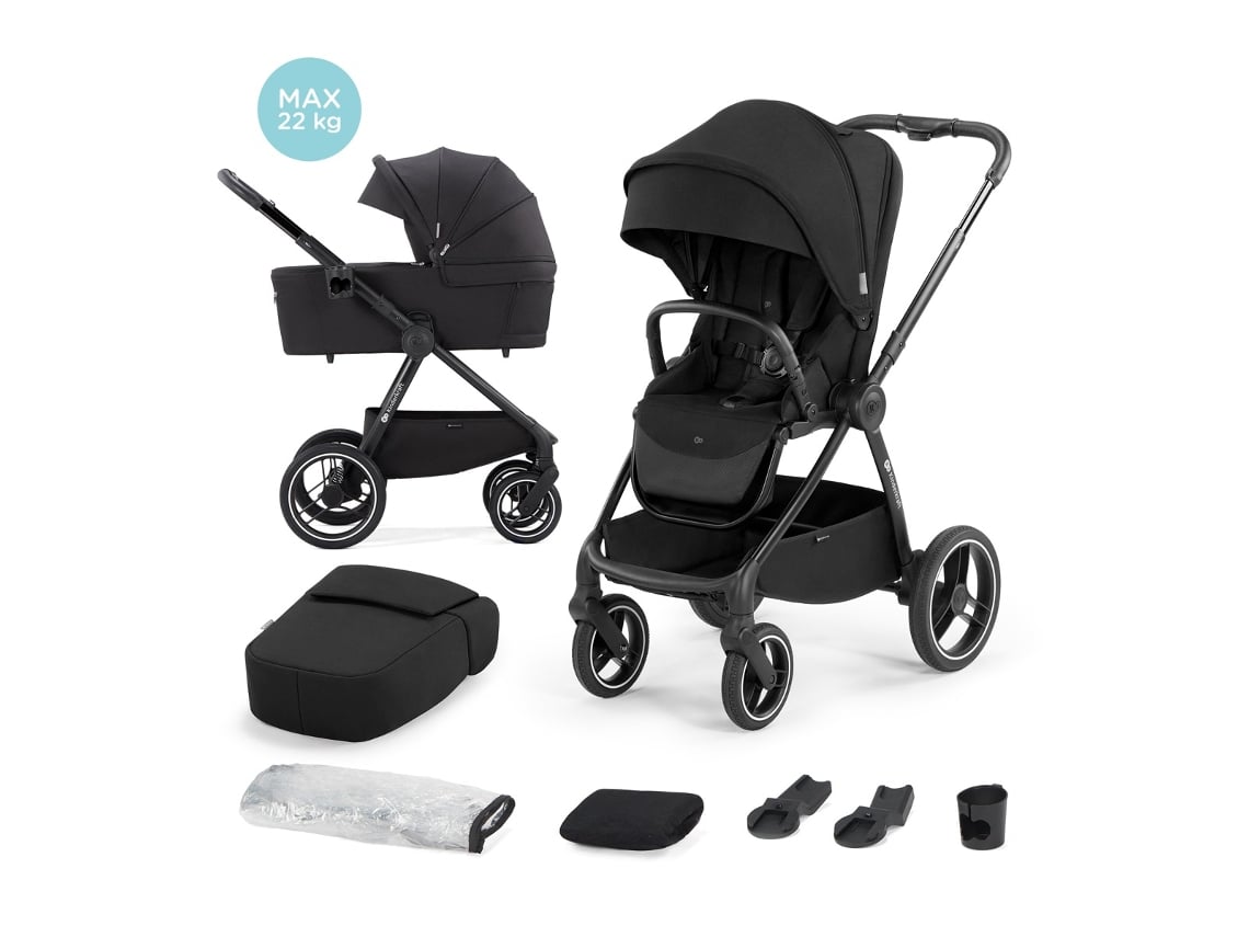 Cochecito 2 en 1 KINDERKRAFT Nea (Midnight Black)