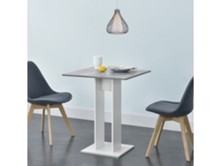 Mesa de Comedor [EN.CASA]  (Gris - Tablero De Aglomerado Recubierto De Melamina - 65 x 65 x 78 cm)