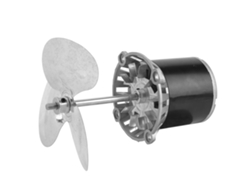 Motor de alta temperatura KL 45 de 220 V con eje largo y ventilador para máquinas de bricolaje