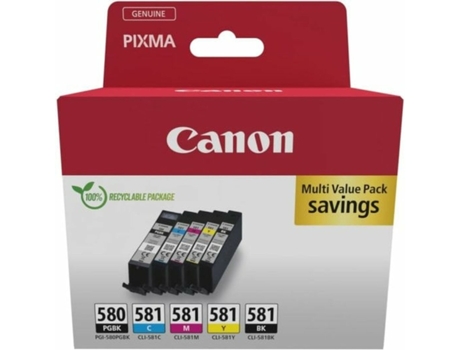 Cartucho de Tinta Original CANON 2078C008 (Negro/Cian/Magenta/Amarillo - Canon)