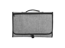 Cambiador Portátil Plegable Con 5 Bolsillos Y Mini Almohada - Gris
