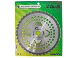 Kawapower Disco De Desbrozadora Diamantado Perforado De 40 Dientes