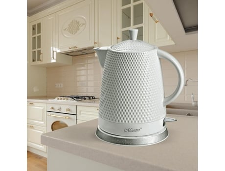 Feel-Maestro Mr069 Hervidor eléctrico 1,5 L 1200 W Blanco