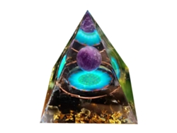 Pirámide de Orgonita para Energía Positiva, Pirámides de Sanación para Reducir el Estrés, Reiki, Meditación, Atraer Suerte y Éxito EIOORORRIY
