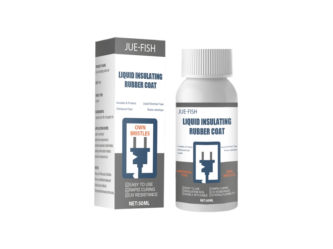 Pegamento líquido impermeable, adhesivo aislante, resistente a la temperatura y al fuego para reparaciones industriales, 50 ml | Sin marca