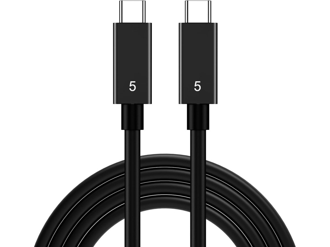 Cable Usb-c, Para Velocidad De Datos Bidireccional De 80 Gbps, 240 W, Diseños De Vídeo Portátiles 16k.