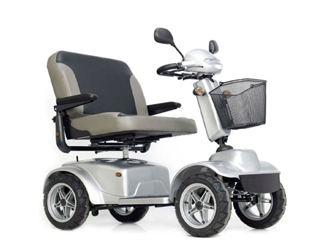Scooter Eléctrico Minusválido Dúo Cuatro Ruedas Todo Terreno
