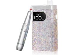 Taladro Eléctrico Para Uñas Acrílicas, Recargable Y Portátil Con Revestimiento De Diamante, Con