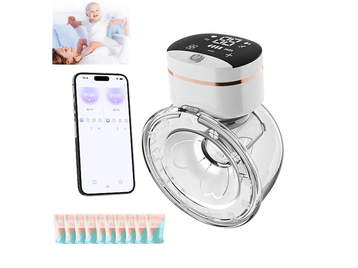 Bomba Tira-leite Eléctrica Yw488 Brancoapp-bluetooth