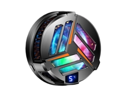 Ventilador Semiconductor Magnético Para Enfriador De Teléfonos Móviles Con Pantalla Digital Para Juegos Y Transmisiones En Vivo.
