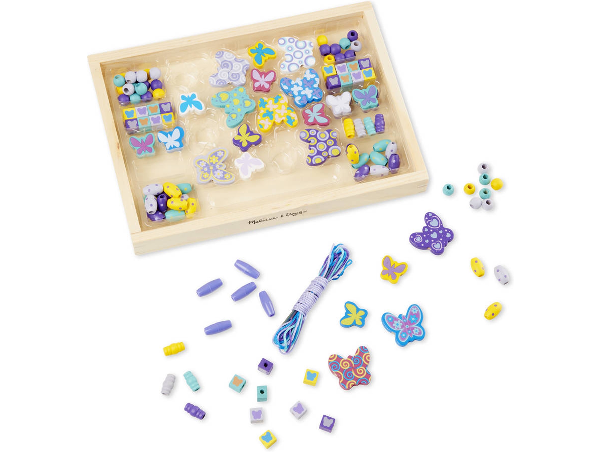Juguete MELISSA & DOUG Butterfly Friends Bead Set