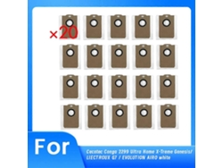 20pcs Dust Bags For 2299 Ultra Home X-treme / G7/evolution White Robot Vacuum Parts