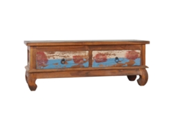 Mueble para TV VIDAXL Marrón Madera (110x35x40 cm)