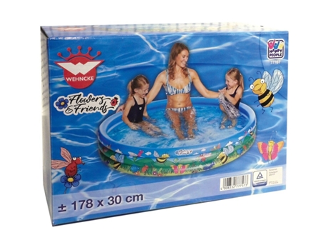 Piscina para bebés de 3 carriles HAPPY PEOPLE Deco