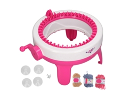 Máquina De Tricotação 40 Agulhas Cilindro Estrela Kit Diy Luvas Cachecóis Chapéus