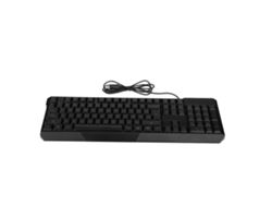 Teclado RGB con cable para oficina y juegos
