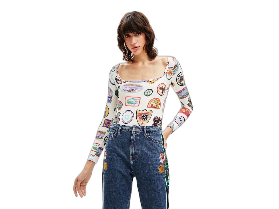 Traje de Baño DESIGUAL Mujer (Multicolor - S)