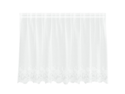 Cortina De Encaje Con Cortinas Floral 80 X 200 Cm Poliéster