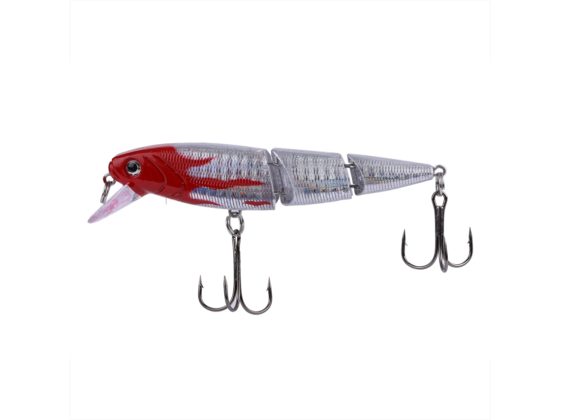 Yuminuo 10cm Minnow De Cabeza Roja Lure Duro Crankbait Wobbler Swim Bait