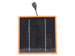 Cargador Solar Portátil De 10 W Y 5 V Con Panel De Silicio Monocristalino Usb Para Teléfono, Senderismo, Camping Y Viajes.