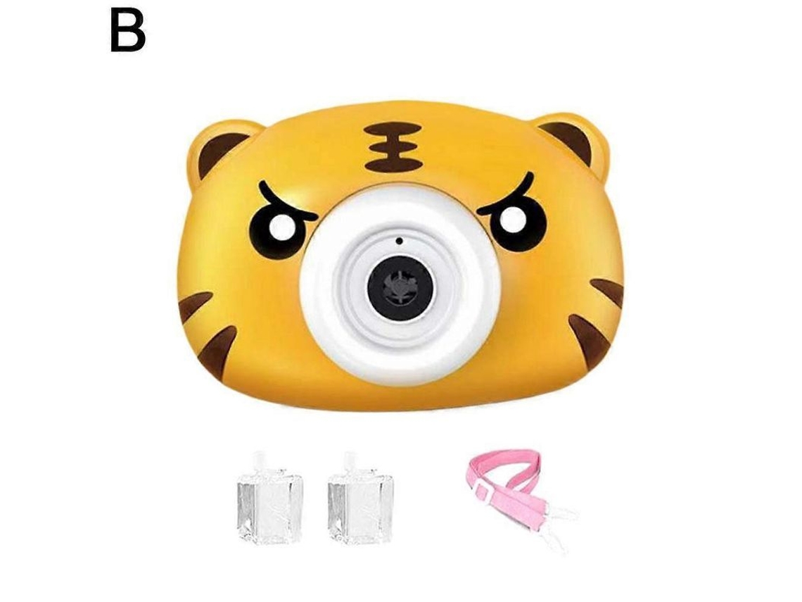 Máquina Automática De Burbujas Para Niños Con Luz Y Música, Cámara De Juguete, Regalo: Cerdito