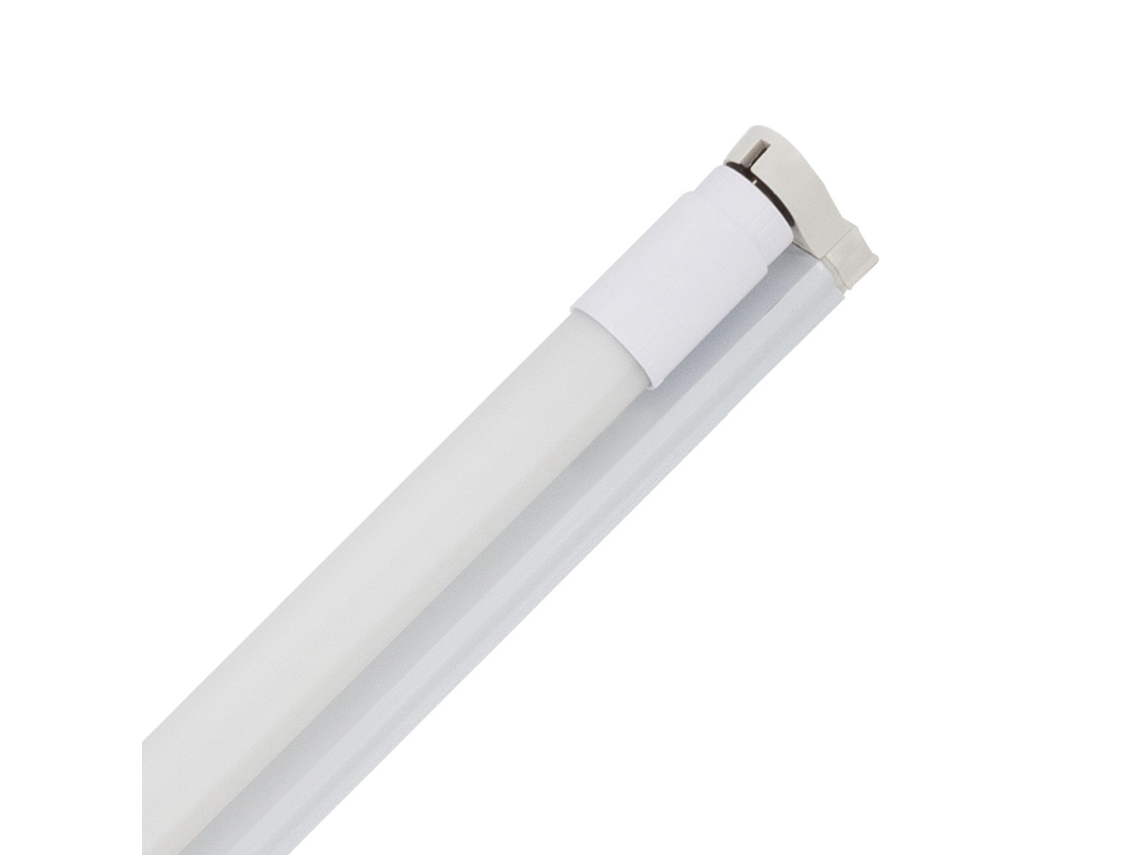 Tubo LED T8 G13 de 60 cm, nano PC, 9 W, 140 lm/w, sin parpadeo, 6500 K, blanco frío, sin LED.