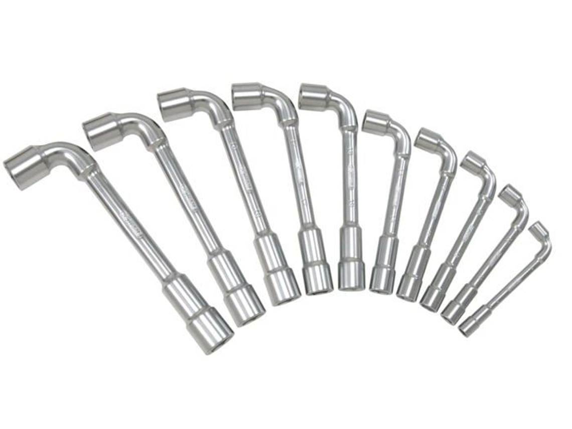 Ks Tools Juego de llaves para tubos abiertas métricas de 10 piezas 517.0440 KSTOOLS