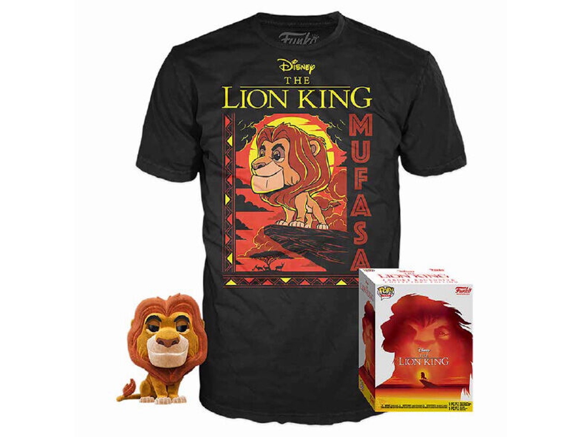 Figura REI LEÃO Funko Pop! Mufasa + T-Shirt