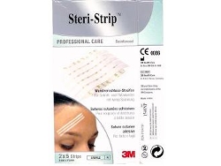 Tira de apósito para sutura Steristrip de 3 x 75 mm, 10 unidades