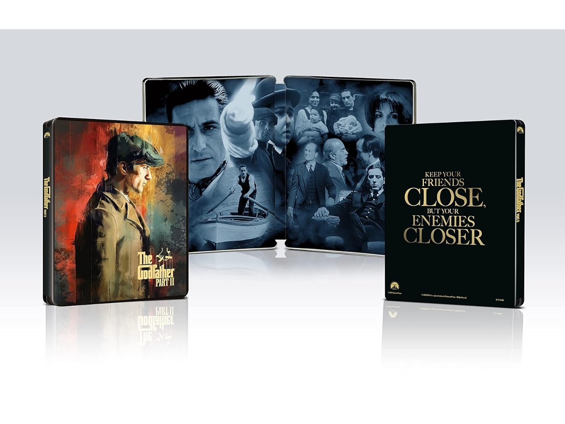 Blu Ray The Godfather: Part Ii 1974 Steelbook 4K Ultra Hd - El Padrino 1