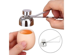 Tijeras de metal, abrehuevos, abrebotellas, cortador de cáscaras, abrehuevos de doble cabezal, utensilio de cocina Rosewell (102,5 cm)