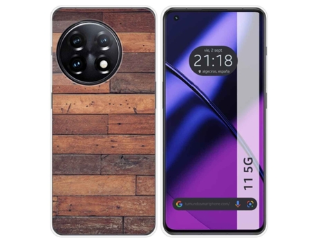 Funda Silicona para Oneplus 11 5G diseño Madera 03 Dibujos